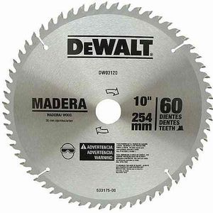 Disco de Serra 250x30x60Z E/D para Madeira DW03120 DeWalt