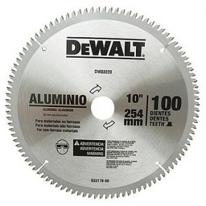 Disco de Serra 250x30x100Z TR(-) para Alumínio DW03220 DeWalt
