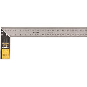 Esquadro para Carpinteiro 12 pol. (300mm) com Cabo de Alumínio Vonder