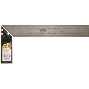 Esquadro para Carpinteiro 14 pol. (350mm) com Cabo de Alumínio Vonder