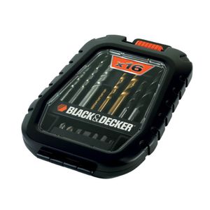 Jogo 16 Peças para Furar e Parafusar A7186-XJ Black & Decker