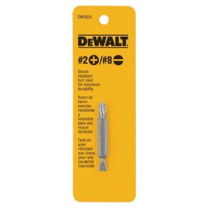 Ponta Bits Dupla 02 pol. Fenda Nº8/Philips Nº2 DW2024B DeWalt