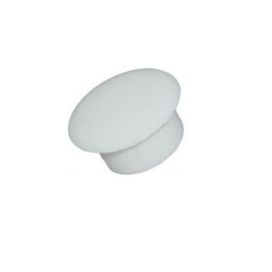 Tapa Furo Plástico 12mm Branco Pacote 100 Unidades