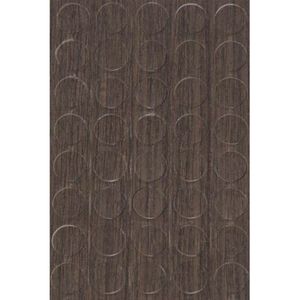 Tapa Furo Adesivo PVC 12mm Linheiro Tabaco Arauco Cartela 40 unidades