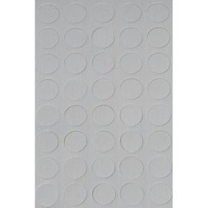 Tapa Furo Adesivo PVC 12mm Fresno Blanco Arauco Cartela 40 unidades
