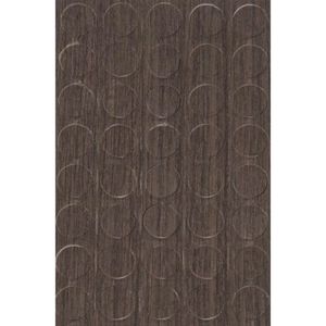 Tapa Furo Adesivo PVC 12mm Fresno Oscuro Arauco Cartela 40 unidades