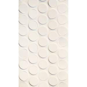 Tapa Furo Adesivo PVC 18mm Branco TX Duratex Cartela 20 unidades