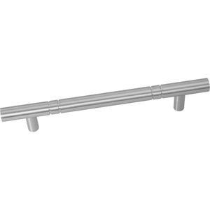 Puxador Alça 210 Escovado com Friso 320mm Pauma