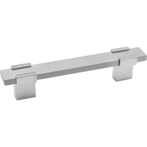 Puxador Alça 264 Cromado/Escovado 352mm Pauma