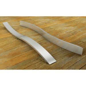 Puxador Alça Dupla para Porta de Passagem 5125 1.000mm Escovado Mital