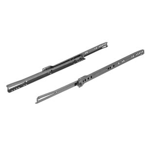 Corrediça Apoiada TTS 082 400mm (15Kg) Preta FGVTN