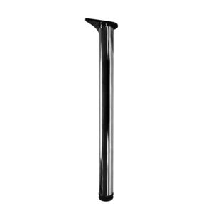Pé Tubular para Mesa Diâmetro 60x730mm Cromado FGVTN