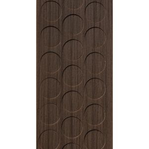 Tapa Furo Adesivo PVC 12mm Prisma Gris Montano Duratex Cartela 40 Unidades