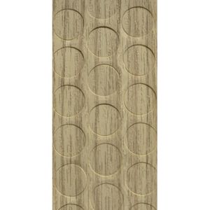 Tapa Furo Adesivo PVC 12mm Grígio Cartela 40 unidades