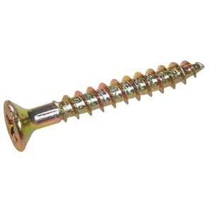 Parafuso para Madeira 4,0x40mm Cabeça Chata Phillips 200 unidades Bicromatizado