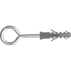 Pitão de Aço 4,2x60mm com Bucha Plástica 6mm Zincado 04 unidades