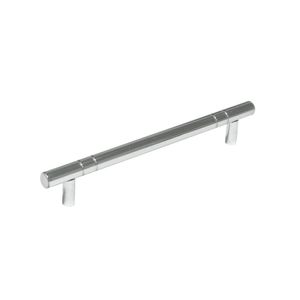 Puxador Alça Light 192mm Escovado com Friso Hastvel