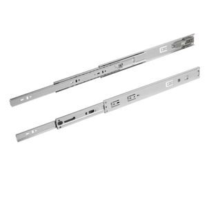 Corrediça Telescópica TT45 450mm (45Kg) Zincada One-Touch (Abertura por Toque) FGVTN