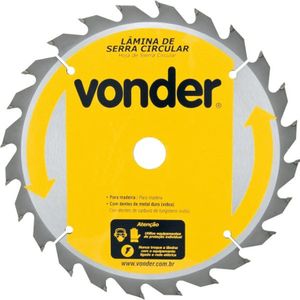 Disco de Serra 235x25x24Z E/D para Madeira 46.50.235.240 Vonder