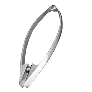 Puxador Alça Dupla para Porta de Passagem 3894 600mm Cromado Mital