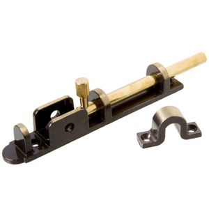 Trinco Universal Zamac 150mm Latonado Oxidado União Mundial