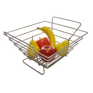 Fruteira de Mesa Quadrada 7401 340x180x300mm Cromada Jomer