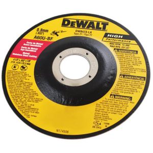 Disco de Corte Diâmetro 4.1/2 pol. 115mm Espessura 0,8mm para Aço Inox DW8423 LA