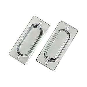 Concha Média de Embutir 100 x 40mm para Portas e Janelas Acabamento Cromado União Mundial