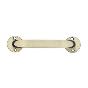 Puxador Alça Simples para Porta de Passagem Classic 150mm Latonado Oxidado União Mundial