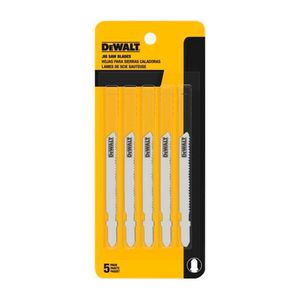 Lâmina Serra Tico-Tico Bi-Metal 03 pol x 24Z Metal Encaixe T DW3776-5 cartela 05 Unidades