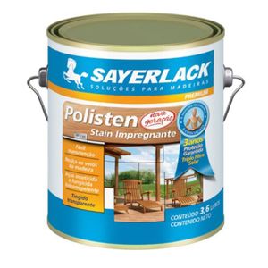 Stain Impregnante Polisten TS-3201.1404 Castanheira Exterior/Interior 3,6 litros Sayerlack