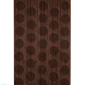 Tapa Furo Adesivo PVC 12mm Poro Tabaco Arauco Cartela 40 Unidades