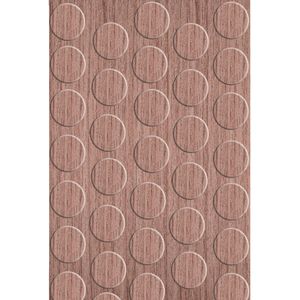 Tapa Furo Adesivo PVC 12mm Jateado Virgínia Arauco Cartela 40 Unidades