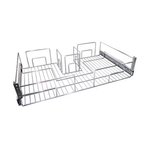 Gaveta Aramada 8460 com Abertura para Sifão 770x150x450mm Cromada Jomer