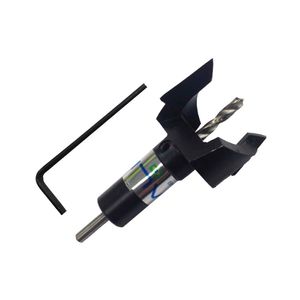 Broca de Widea 35 x 57mm para Perfis de Alumínio c/Broca Guia Haste 12,7mm Metali