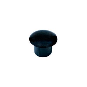 Tapa Furo Plástico 08mm Preto Pacote 100 Unidades