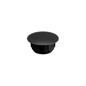 Tapa Furo Plástico 12mm Preto Pacote 100 Unidades