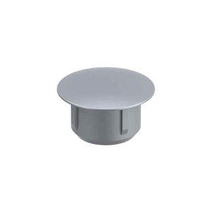 Tapa Furo Plástico 08mm Cinza Pacote 100 Unidades