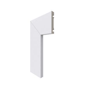 Guarnição de Poliestireno 2.400x70mm 451 GN/BR Branco Santa Luzia
