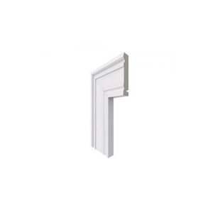 Guarnição de Poliestireno 2.400x96mm 444 GN/BR Branco Santa Luzia