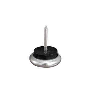 Sapata Deslizante para Móveis 28mm Zincada com Prego Caad