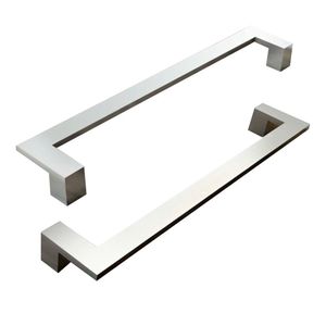 Puxador Alça Dupla para Porta de Passagem 1120 800mm Inox Polido Mital
