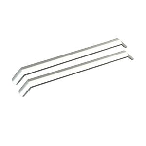 Puxador Alça Dupla para Porta de Passagem 1155 800mm Inox Polido Mital