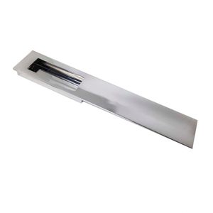 Puxador de Embutir Duplo para Porta de Passagem 3440 1.000mm Anodizado Mital