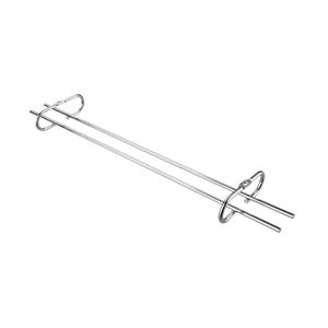 Porta Taças 5025 Reto 400x35x90mm Cromado Masutti Copat