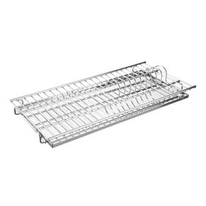 Escorredor de Louças 2115 Fixo 570x100x260mm Cromado com Bandeja Inox Masutti Copat
