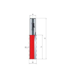 Fresa Junção Ondulada Ø 16 x 53,10 mm Haste 12 mm 85-03312