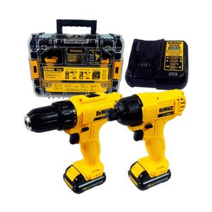 Combo Furadeira Parafusadeira de Impacto 12V Máx DCK201C2-BR Bivolt DeWalt