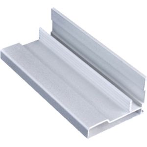 Perfil Puxador Alumínio SP-029 para 15 ou 18mm Barra 3 Metros Jateado Fosco SP Alumínio
