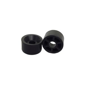 Suporte Plástico para Prateleiras 10x15mm Preto com 100 unidades
